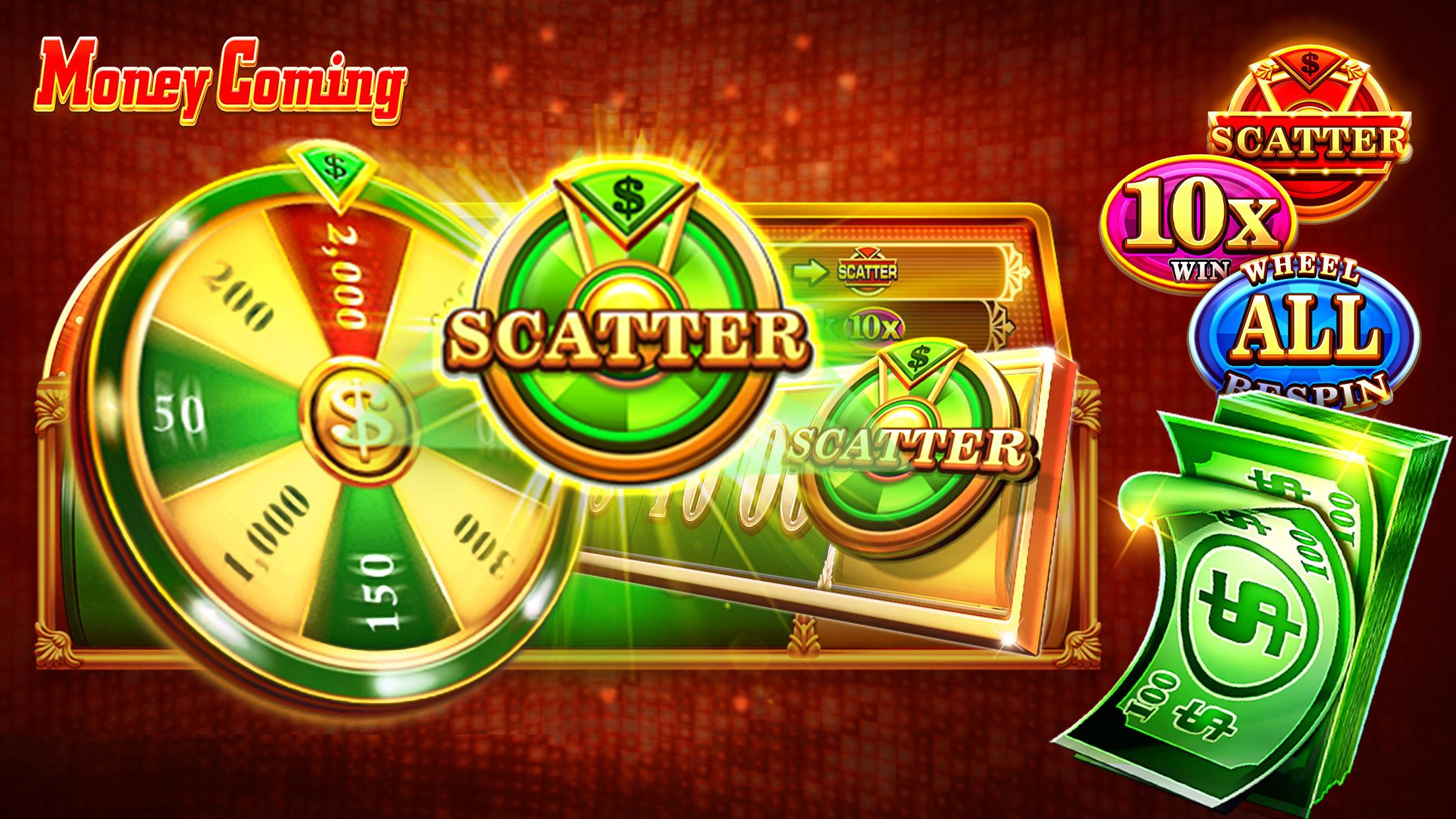 Winning symbols in Money Coming play